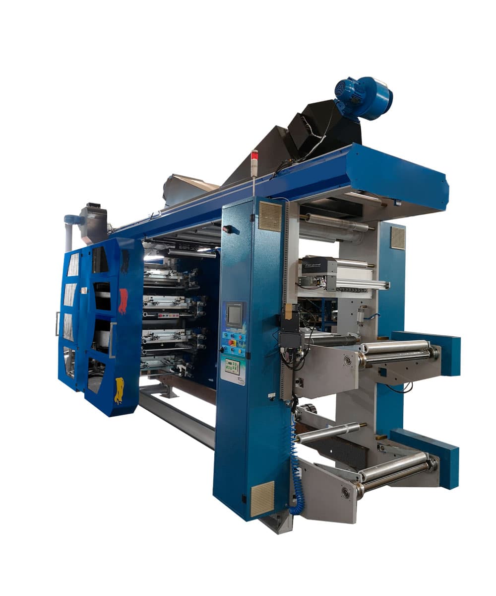 Máquina impresora flexográfica de etiquetas autoadhesivas
