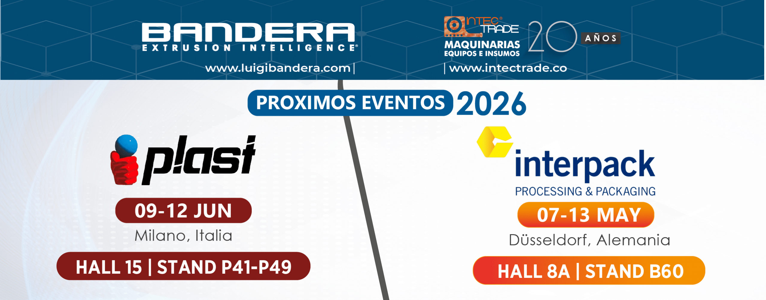 Proximos eventos 2026
