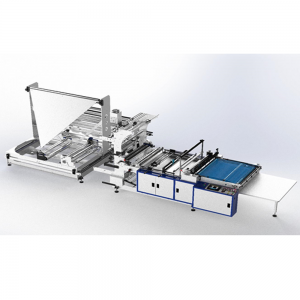 Máquina para fabricar bolsas con sellado lateral de 2 líneas  MTEC CT HNP-1200